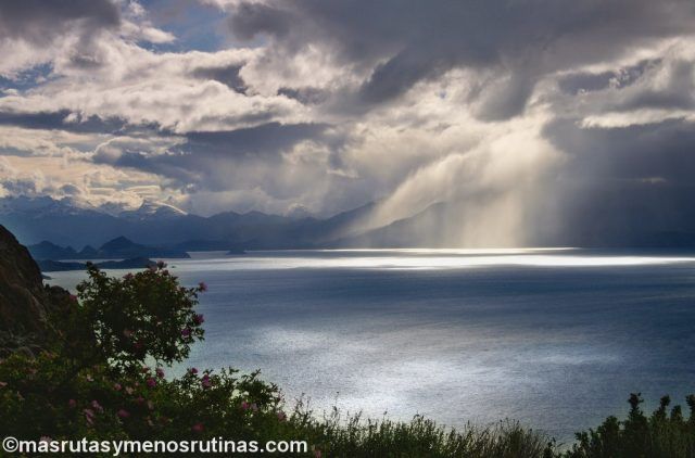 Atardecer en el Lago General Carrera