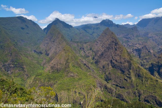 Circo de Mafate en Isla Reunión
