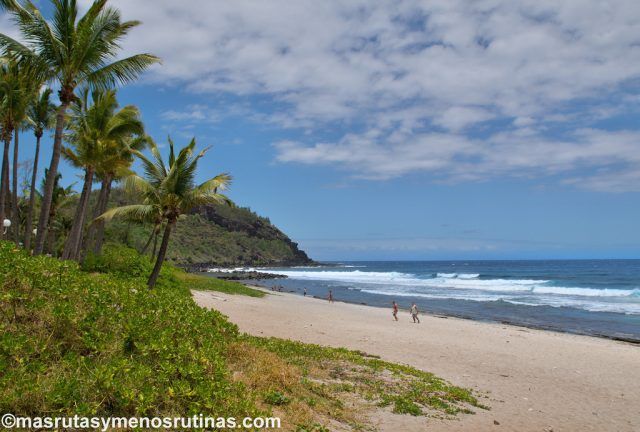 Playa de Grande Anse en Isla Reunión