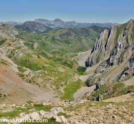 Vista del valle de las Verdes desde Peña Los Años