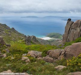 Vistas durante la ruta da Moa de O Fieiro al Monte Pindo