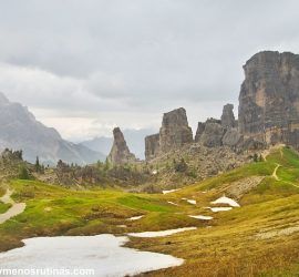 Cinque Torri en Dolomitas