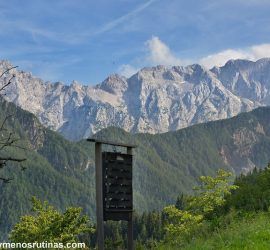 Carretera panorámica de Solcava en Eslovenia