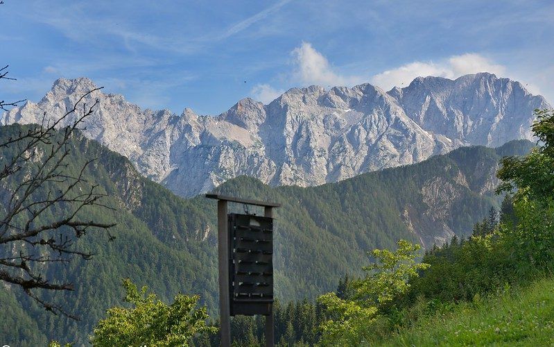 Carretera panorámica de Solcava en Eslovenia