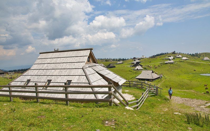 Velika Planina en Eslovenia