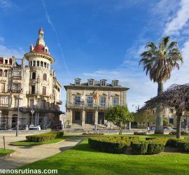 Plaza de España en Ribadeo