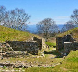 Castro de Castromaior en el Camino de Santiago de Portomarín a Palas de Rei