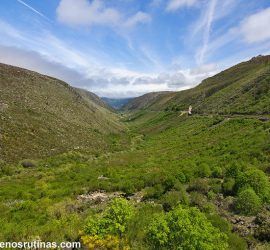Valle del Zézere en la Serra da Estrela
