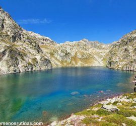 Lago Nere en el circuito de los lagos del valle de Marcadau