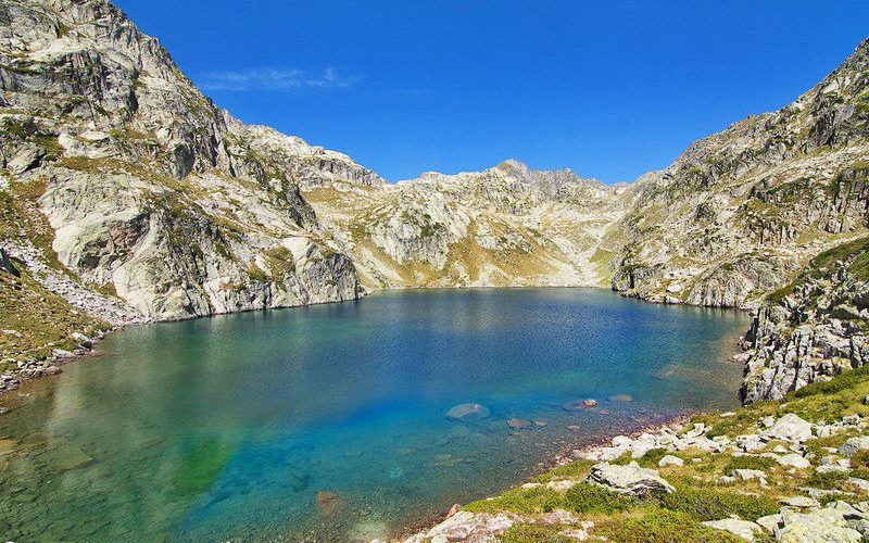 Lago Nere en el circuito de los lagos del valle de Marcadau