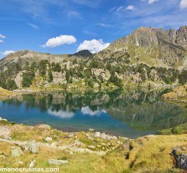 Lagunas del Circo de Colomers en Pirineos