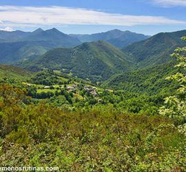 Vista de Obacho en Muniellos