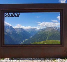Gletscherblick, el marco de Stubai