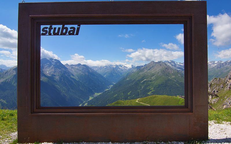 Gletscherblick, el marco de Stubai