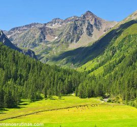 Paisajes en la carretera de Kuhtai de Otztal a Innsbruck