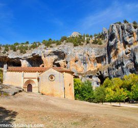 Ermita de San Bartolomé en el cañón del río Lobos