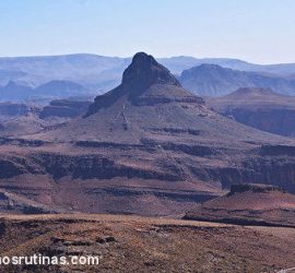Montañas volcánicas del Saghro en el sur de Marruecos