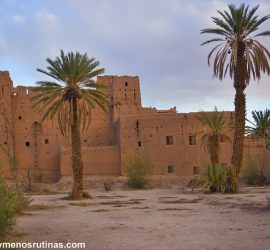 Kasbahs en el palmeral de Skoura
