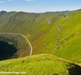 Puerto de las Estacas en nuestro itinerario por los valles pasiegos
