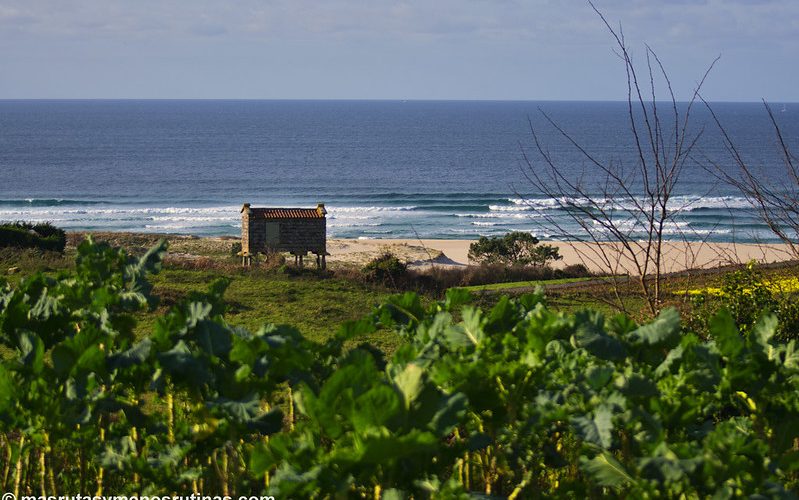 Praia do Rostro en la etapa 5 del Camino a Fisterra_ de Muxía a Fisterra