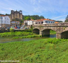 Padrón en la etapa 12 del Camino portugués de la costa