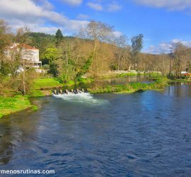 Río Umia en Caldas de Reis