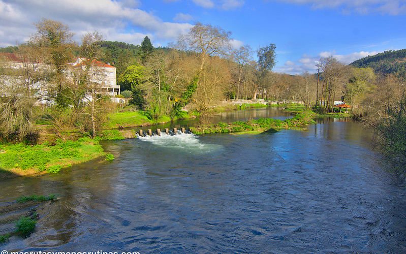 Río Umia en Caldas de Reis