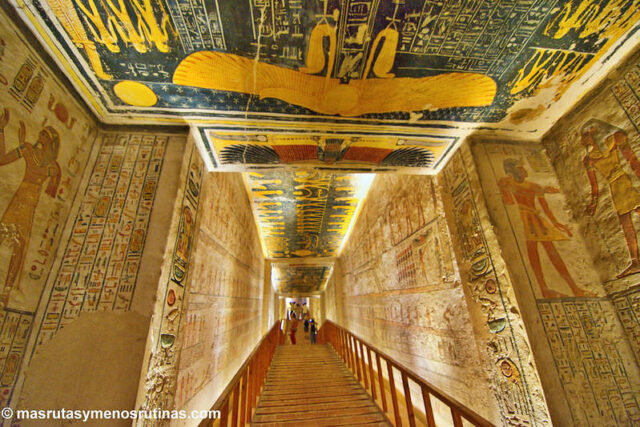 Valle de los reyes en Luxor (Egipto)