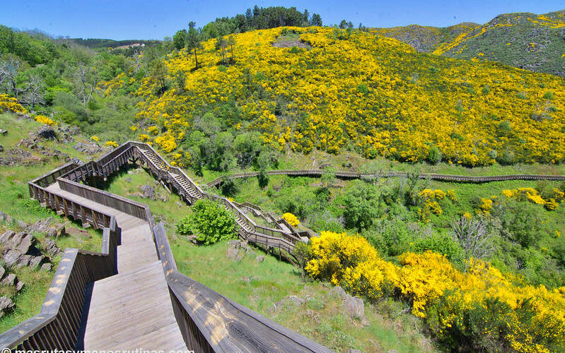 Ruta de las pasarelas del Mondego (Passadiços do Mondego) en la Serra da Estrela 