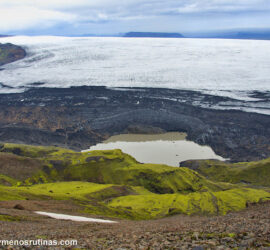 Lengua glaciar Kötlujokull en Thakgil