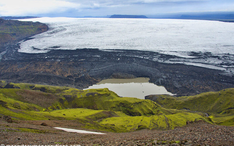 Lengua glaciar Kötlujokull en Thakgil