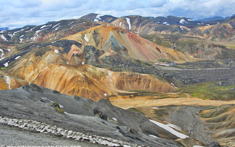 Ruta a los Picos Brennisteinsalda y Blákhrúkur en Landmannalaugar