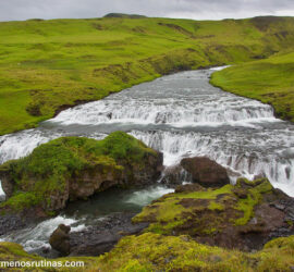 Ruta de las cascadas de Skogar