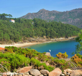 Playa de Gurés en la ruta de Fisterra a Èzaro