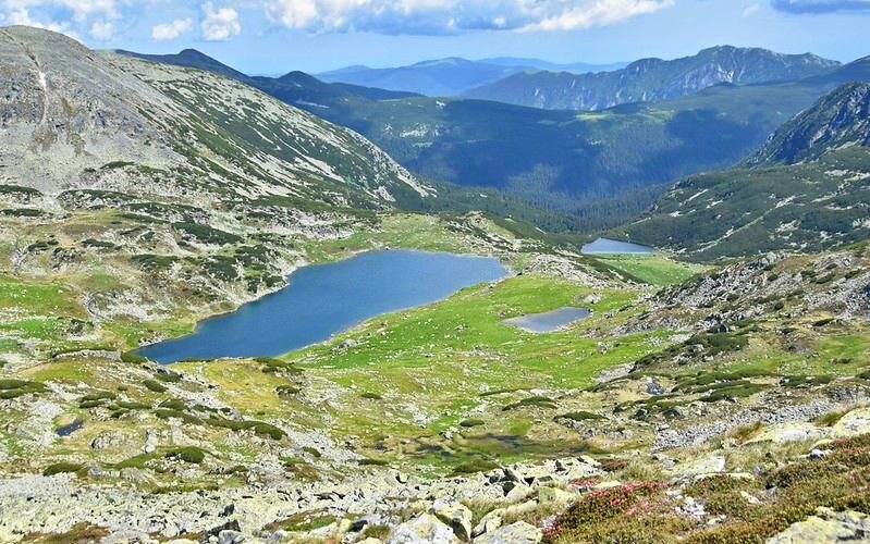 Lago Bucura en el Parque Nacional Retezat