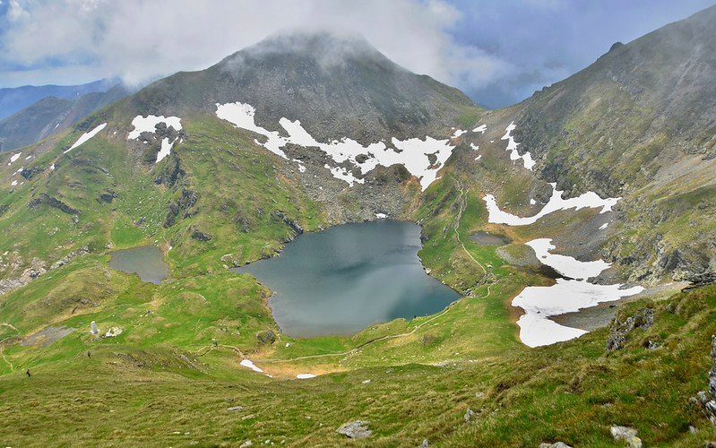 Vistas del Lago Capra en la ruta al Pico Capra