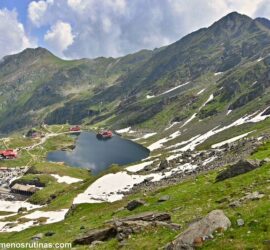 Ruta al Pico Paltinu desde Lago Balea en Rumanía